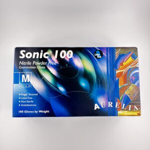 Sonic 100 Gloves Nitrile Powder Free– Size Medium – Non Sterile – (100pcs)