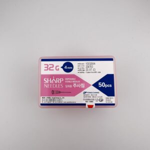 Mesotherapy Needle - SHARP 32g x 4mm box of 50pcs