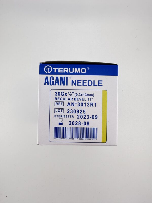 Terumo Hypodermic Needles 30g x 0.5" (13mm)